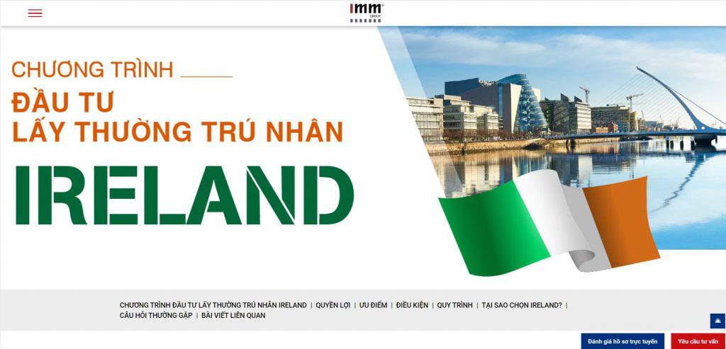 THƯỜNG TRÚ NHÂN IRELAND