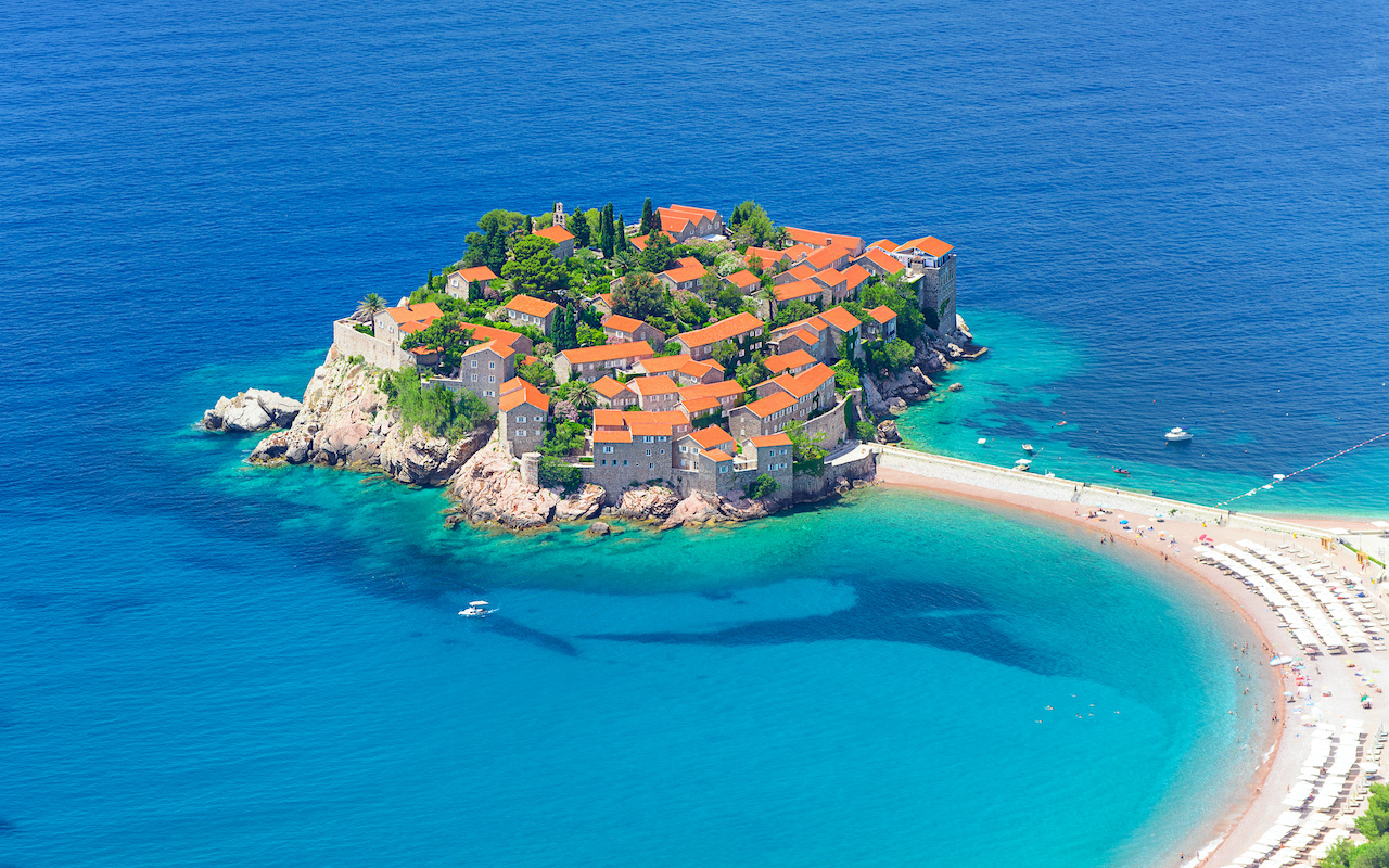 Bãi biển Adriatic, Montenegro
